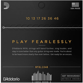 D'Addario 10/46 NYXL Nickel Plated Steel