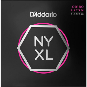D'Addario 09/80 NYXL 8 corde Nickel Plated Steel