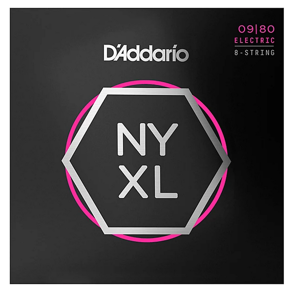 D'Addario 09/80 NYXL 8 corde Nickel Plated Steel