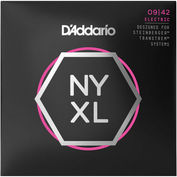 D'Addario 09/42 NYXL Nickel Plated Steel steinberger system