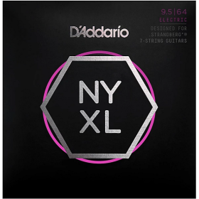 D'Addario 9.5/64 NYXL 7 corde Nickel Plated Steel strandberg