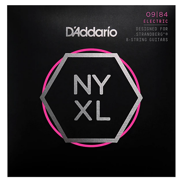 D'Addario 09/84 NYXL 8 corde Nickel Plated Steel strandberg