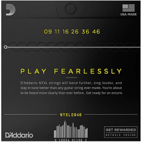 D'Addario 09/46 NYXL Nickel Plated Steel