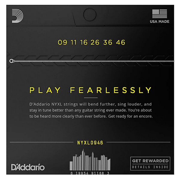 D'Addario 09/46 NYXL Nickel Plated Steel