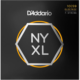 D'Addario 10/59 NYXL 7 corde Nickel Plated Steel