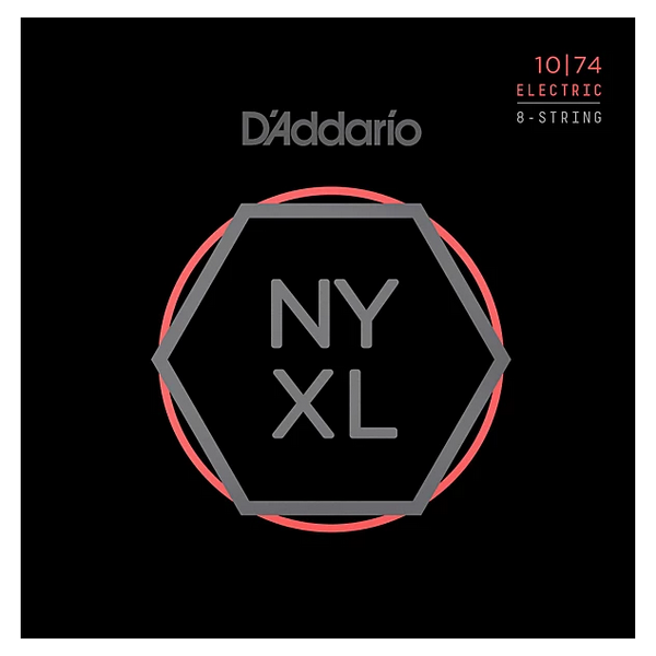 D'Addario 10/74 NYXL 8corde Nickel Plated Steel
