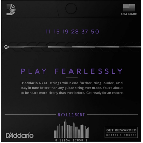 D'Addario 11/50 NYXL Nickel Plated Steel BT