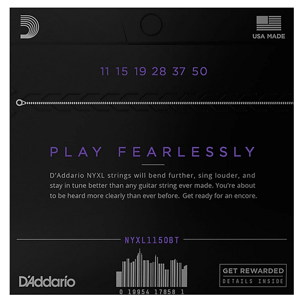 D'Addario 11/50 NYXL Nickel Plated Steel BT