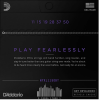 D'Addario 11/50 NYXL Nickel Plated Steel BT