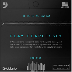 D'Addario 11/52 NYXL Nickel Plated Steel