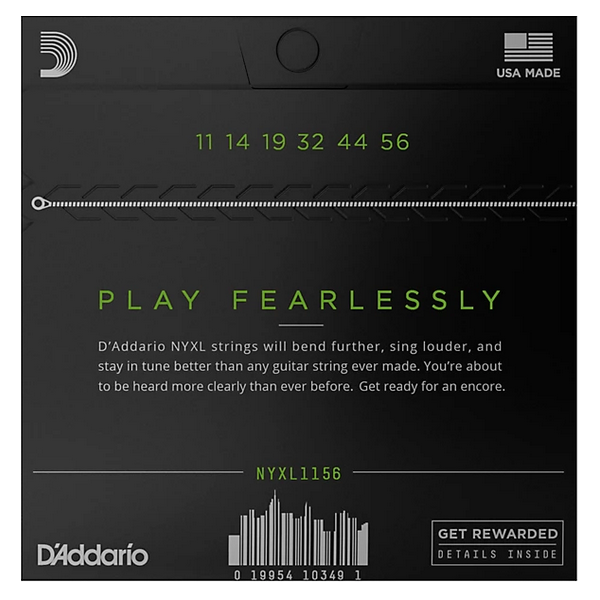 D'Addario 11/56 NYXL Nickel Plated Steel