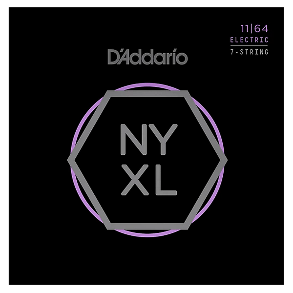 D'Addario 11/64 NYXL 7 corde Nickel Plated Steel