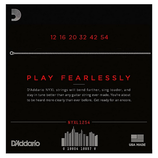 D'Addario 12/54 NYXL Nickel Plated Steel