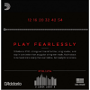 D'Addario 12/54 NYXL Nickel Plated Steel