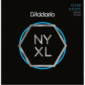 D'Addario 12/52 NYXL Nickel Plated Steel wound third