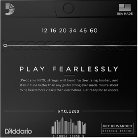 D'Addario 12/60 NYXL Nickel Plated Steel
