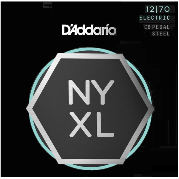 D'Addario 12/70 NYXL C6 Nickel Plated Pedal Steel