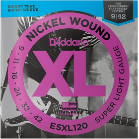 D'Addario XL 9/42 steinberger system
