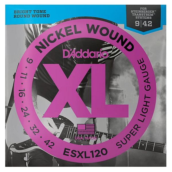 D'Addario XL 9/42 steinberger system