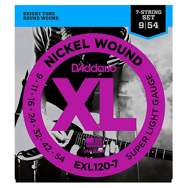D'Addario 9/54 XL 7 corde Nickel wound