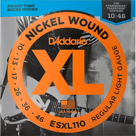 D'Addario 10/46 XL steinberger system Nickel wound