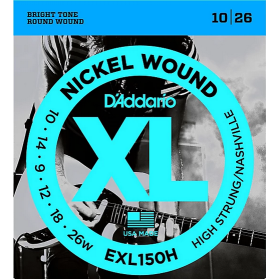 D'Addario 10/26 XL Nickel wound Nashville tuning