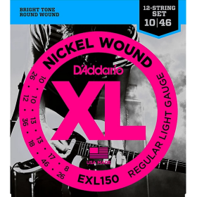 D'Addario 10/46 XL 12 corde Nickel wound