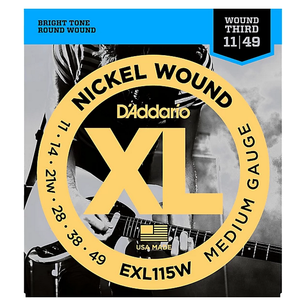 D'Addario 11/49 XL Nickel wound third