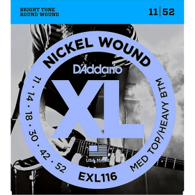 D'Addario 11/52 XL Nickel wound