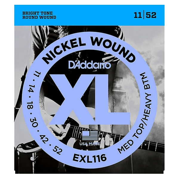 D'Addario 11/52 XL Nickel wound