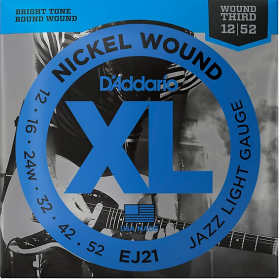 D'Addario 12/52 XL Nickel wound third