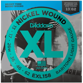 D'Addario 13/62 XL Nickel wound baritone