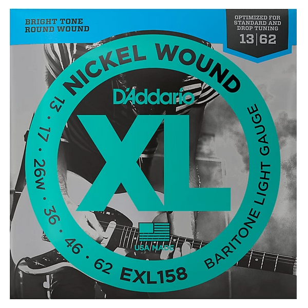 D'Addario 13/62 XL Nickel wound baritone