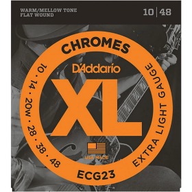 D'Addario 10/48 XL Chromes flat wound third