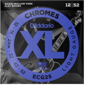 D'Addario 12/52 XL Chromes flat wound