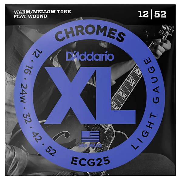 D'Addario 12/52 XL Chromes flat wound