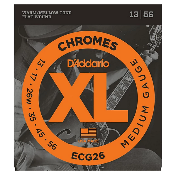 D'Addario 13/56 XL Chromes flat wound