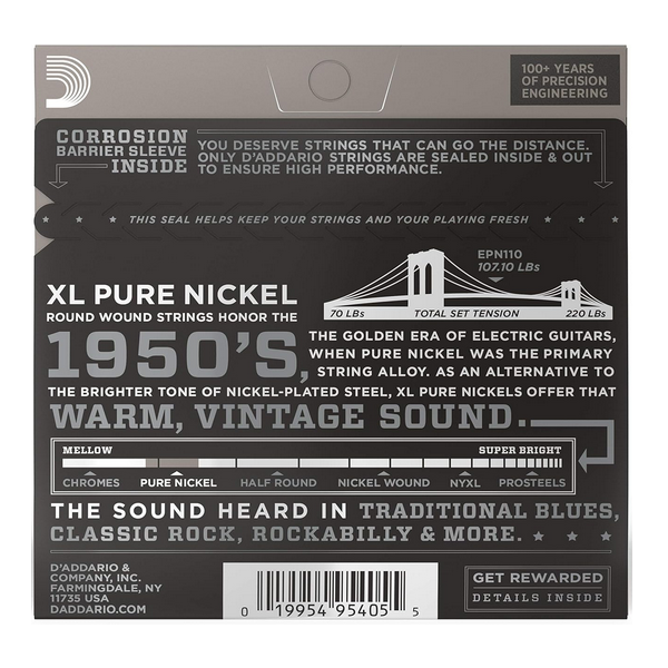 D'Addario 10/45 XL Pure Nickel