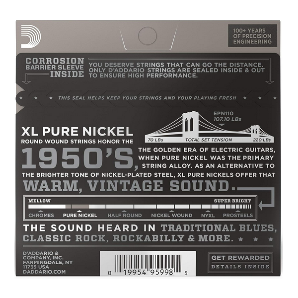 D'Addario 12/51 XL Pure Nickel