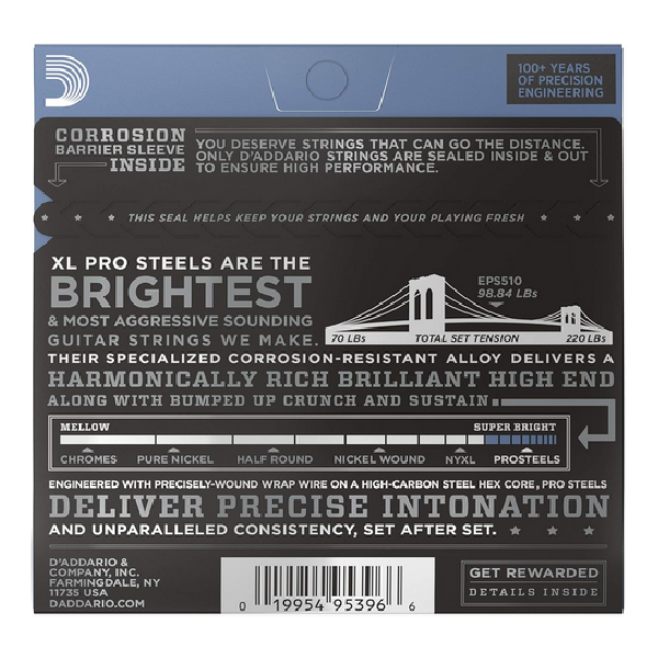 D'Addario 10/46 XL Pro Steels