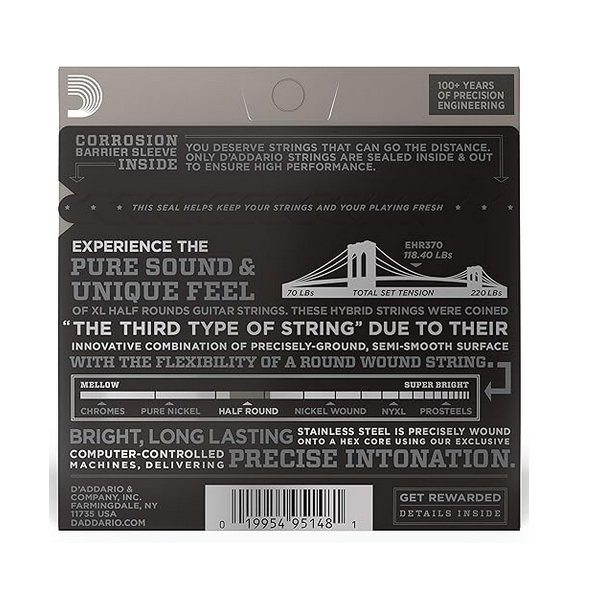 D'Addario 11/49 XL Half Rounds