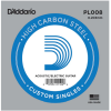 D'Addario 008 PL Plain Steel