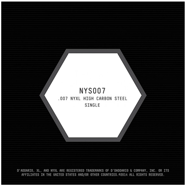 D'Addario 007 NYXL High Carbon Steel