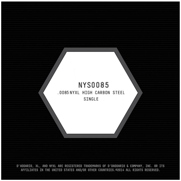 D'Addario 0085 NYXL High Carbon Steel