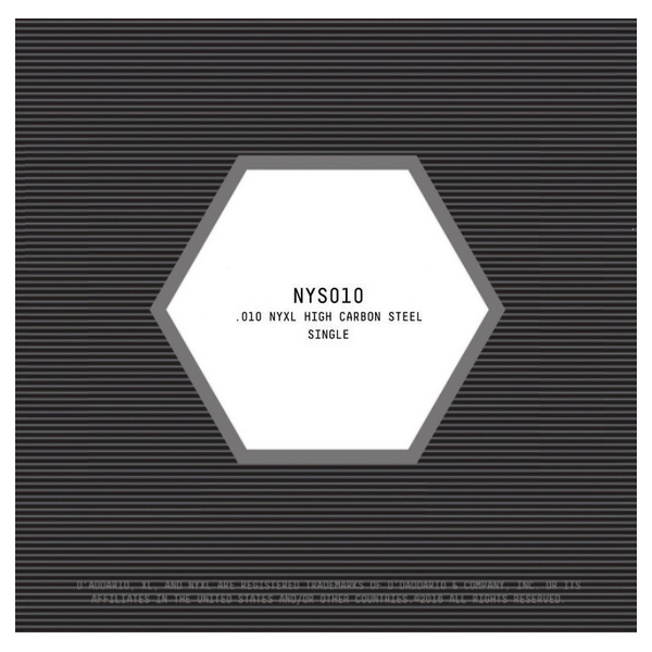 D'Addario 010 NYXL High Carbon Steel