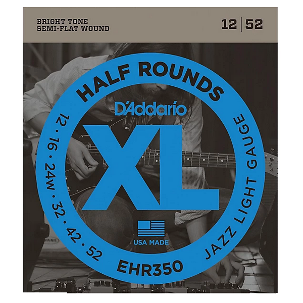 D'Addario 12/52 XL Half Rounds wound third