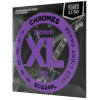 D'Addario 11/50 XL Chromes flat wound plain third
