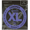 D'Addario 11/65 XL Chromes 7 corde flat wound