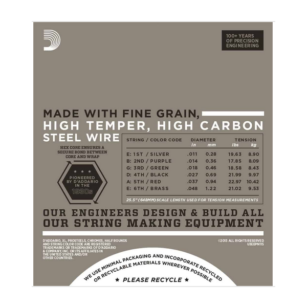 D'Addario 11/48 XL Pure Nickel