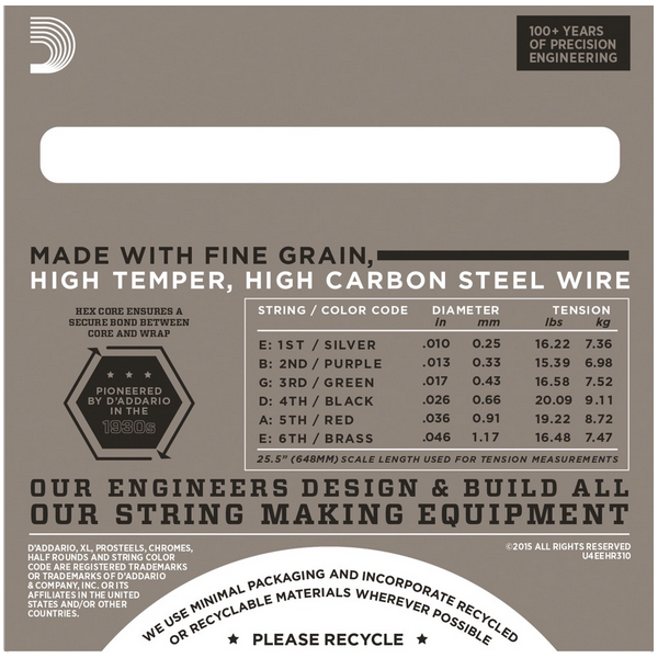 D'Addario 10/46 XL Half Rounds